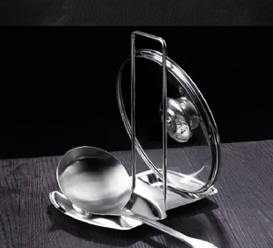 Support de couvercle de pot en acier inoxydable, accessoires de cuisine, de haute qualité, support de couvercle de poêle, porte-tasses pour la soupe - Product Image 2