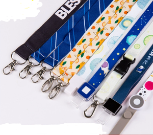 Customizable Polyester Lanyards for Schools Promotions Bulk Wholesale Hot Selling Print Your Logo and Choose Colors