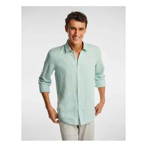 Chemise pour homme, style propre, coupe régulière, tissu doux, conçue pour un confort tout au long de la journée et des looks tendance, en provenance d'Inde - Product Image 6