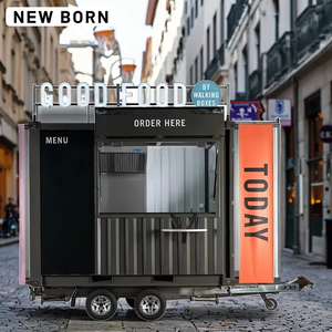 Faltbarer Imbisswagen auf Rädern, Catering-Anhänger für Straßenessen, Food Truck - Product Image 4