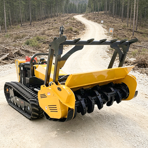 Trituratore <span class=keywords><strong>di</strong></span> Vegetazione Multifunzionale a Cingoli Elettrico per Lavori Forestali e Agricoli, Telecomandato con Motore da 7500W - Product Image 2