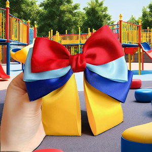 Precioso Lazo <span class=keywords><strong>de</strong></span> Seda con Diseño <span class=keywords><strong>de</strong></span> Princesa Blancanieves para Niñas Pequeñas, Lazo para el Cabello Hecho a Mano al por Mayor, Pinzas para el Cabello, Pasadores, Broches para Niñas, Lazos para Bebés - Product Image 2