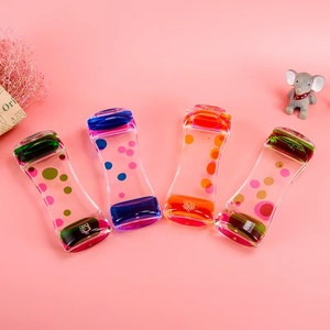 Pengukur Waktu Bubbler Cair Dua Warna, Pengukur Waktu Bubbler Gravitasi Gerakan Cair untuk Autisme Anak-anak 2022 - Product Image 3