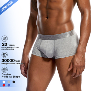 Wholesale Mid Waist <strong>Men</strong> Sexy Underwear Comfortable Skin Friendly Boxer Shorts Moisture Wicking Boxer <strong>Briefs</strong> - Product Image 1
