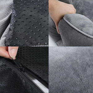 Cama de franela de retales xxl para perro, accesorios para mascotas, almohada para perro, cama cuadrada de color - Product Image 4