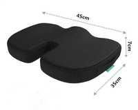 2024 nouveauté sport Style Gel oreiller mémoire coton chaise de bureau coussin cul sédentaire chaise coussin pour étudiants hémorroïdes