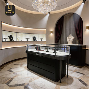 Jewelry Display Cabinet Modern Minimalist Design with LED Lighting for Luxury Boutique Custom OEM ODM Service - Product Image 4