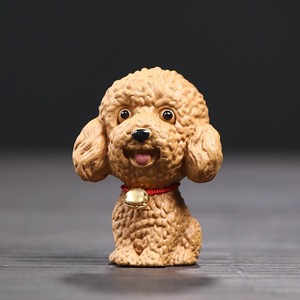 MSH mignon chanceux Teddy zodiaque chien Wangcai Table à thé ornements de Table service à thé accessoires - Product Image 2
