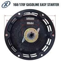 Leichter RC-Starter für Benzinmotoren 168F 170F Einfacher Start Mechanischer Federstarter für Gartenfräse Wasserpumpe Go-Kart
