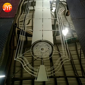 HH361 HHigh End ดาวสลักสแตนเลสแผ่นตกแต่งสำหรับลิฟท์ห้องโดยสาร Cladding - Product Image 3