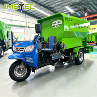 Chariot d'alimentation pour ferme laitière commerciale, chariot d'alimentation pour bétail, chariot de distribution d'aliments TMR pour ranch