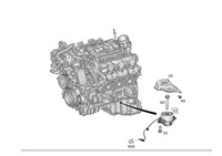 Support moteur haute performance pour BMW en caoutchouc massif, dureté élevée 75 Shore A, mouvement de la transmission réduit, ajustement direct