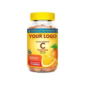 Venta caliente Oem Dosis de alta intensidad Vitamina C 500mg por porción como suplemento dietético para el apoyo inmunológico