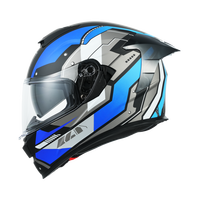 Casque de moto modulaire intégral multicolores, casques de course classiques, pièces de moto