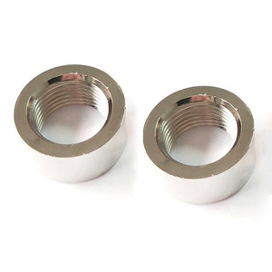 M18x1.5 Nickel Plated Steel Exhaust Welding Nut | CNC Machined Sensor Port Boss for Automotive Exhaust Systems - Product Image 6