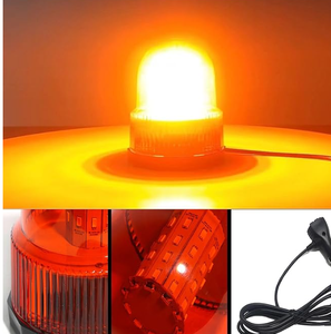 KingShowstar Luz LED de Advertencia de Emergencia Rojo Azul Ámbar Amarillo Camión Techo Luces Estroboscópicas Baliza Magnética - Product Image 2