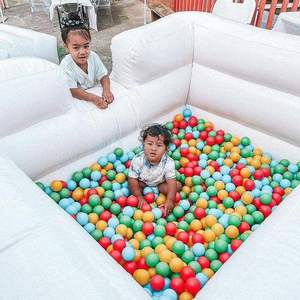 2x2M Trắng thương mại PVC trẻ em kín đại dương bóng Pit hồ bơi kích thước nhỏ <span class=keywords><strong>Inflatable</strong></span> bóng Pit mềm chơi trẻ em bóng Pit hồ bơi - Product Image 5