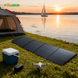 200W năng lượng mặt trời tấm quang điện nhà di động điện sạc tắt quang điện năng lượng mặt trời bảng điều khiển hệ thống màn hình Bảng điều khiển quang điện - Product Image 3