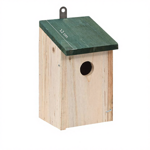 Nid d'oiseau en bois naturel poli, vente chaude 2025, maison pour animaux de compagnie en bois massif, minimalisme moderne, contreplaqué de tilleul, DTY - Product Image 4