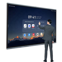 Pizarra Digital Inteligente de 65, 75, 85, 86 y 98 Pulgadas, Pantalla Táctil 4K para Enseñanza en el Aula