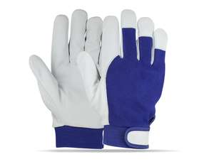 Gants de travail mécaniciens KOKAL SAFETY en cuir de chèvre, durables, antidérapants et anti-coupures - Product Image 3
