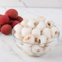 Graad A Halal IQF Diepvries Gepelde Ontpitte Lychee Groothandel |   100% natuurlijk versgevroren lycheevlees voor sappen & desserts