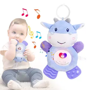 Musical Soft Light Bpa Free Washable Infant Sensory Crib Stuff Other Baby Plush Teething Toys For Babies