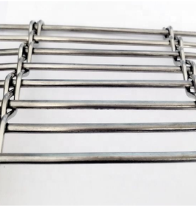Bande de treillis métallique en acier inoxydable tressé à emboîtement, haute résistance, pour la <span class=keywords><strong>d</strong></span>écoupe et le pliage de filets de sécurité en métal pour façades de bâtiments - Product Image 1