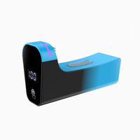 Batterie rechargeable LED RGB pour manette PS5, chargeur externe à clipser, 2000 mAh
