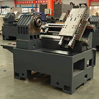 Tour CNC à banc incliné robuste TCK6340 pour le traitement en série de composants d'arbre