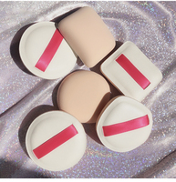 Boule de maquillage carrée et ronde en feutre Rubycell, 500 pièces, coussin d'air, éponge de maquillage, douce, vente en gros, japon