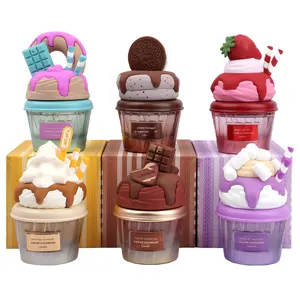 Perfume Árabe de Comercio Transfronterizo de Oriente Medio, Fragancia Give Me Gourmand Ice Cream Mist Liquid de 75 ml, Aroma a Jacinto y Fresia - Product Image 3