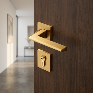 Square Zinc Minimalist Hotel Design Door & <b>Window</b> <b>Handle</b> Easy Installation Ambidextrous Feature 5-Year Warranty Touch Control - Product Image 3