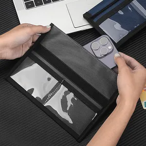 Logotipo personalizado <span class=keywords><strong>Faraday</strong></span> Estuche de bloqueo único Impermeable EMP Prueba de teléfono móvil Bolsa y estuche de propósito especial - Product Image 1