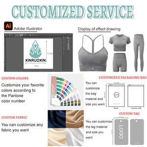 カスタムレディースハイウエストフィットネスヨガパンツシームレススポーツタイツ、スクランチバットジムワークアウトレギンス - Product Image 4