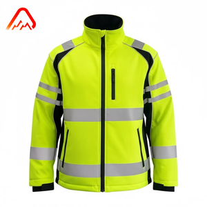 Giacca a guscio morbido impermeabile impermeabile con cerniera resistente al vento di alta qualità in argento nastro di trasferimento termico Casual in poliestere - Product Image 5