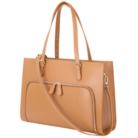 Sac à main en cuir de grande capacité, dernier design, vente en gros, fourni par l'usine, sac à bandoulière marron pour femme, sac fourre-tout en cuir pour femmes