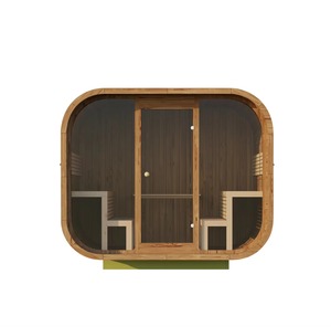 OEM/ODM riscaldamento elettrico stufa a vapore 2-6 persone cedro rosso pino vapore Sauna tradizionale all'aperto barile vendita calda - Product Image 4