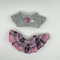 Vêtements pour poupée Lafufu 1ère, 2ème et 3ème génération, pendentif rigide, style JK fille, mignon, poupée en coton, matériau sûr, certifié EN71