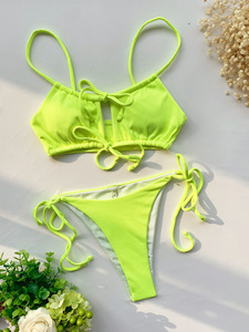Bikini push-up sexy pour femmes, maillot <span class=keywords><strong>de</strong></span> <span class=keywords><strong>bain</strong></span> uni, maillot <span class=keywords><strong>de</strong></span> <span class=keywords><strong>bain</strong></span> féminin taille haute, <span class=keywords><strong>string</strong></span> brésilien, ensemble <span class=keywords><strong>de</strong></span> bikini, maillot <span class=keywords><strong>de</strong></span> <span class=keywords><strong>bain</strong></span> pour femmes - Product Image 6