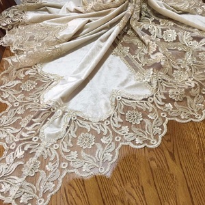 Tovaglie e <span class=keywords><strong>Runner</strong></span> Rettangolari in Pizzo Stile Americano, Tovaglie in Velluto per Matrimoni <span class=keywords><strong>con</strong></span> Bordo in Macramè - Product Image 5