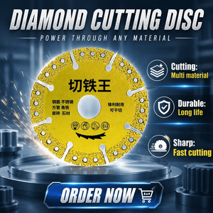 Disco de Corte de Metal de Hierro Fundido y Acero Inoxidable Iron King Industrial, Disco Especial para <span class=keywords><strong>Amoladora</strong></span> Angular para Pulir Piedra y Azulejos - Product Image 1