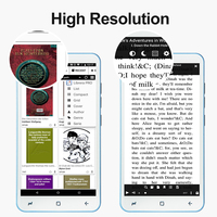 Tablet Pintar Android XPOD BK503 5-Inci TFT Resolusi 480*854 1/8GB Quad Core WiFi USB Type-C PDF/TXT Rusia/Ibrani/Jepang