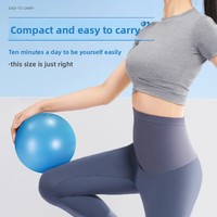 Pelota de Yoga Pequeña de PVC Antiexplosión para Mujer, 25 cm, Mini Pelota para Adelgazar la Cintura y Levantar Glúteos, Equipo de Fitness