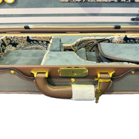 Étui de violon 4/4 en bois de qualité supérieure, boîte de rangement rigide, légère et robuste, pour violon de taille standard