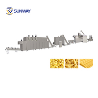 Ligne de production complète d'extrusion de pâtes en spirale pour nouilles de blé, équipement d'extrusion alimentaire, unité complète de macaroni