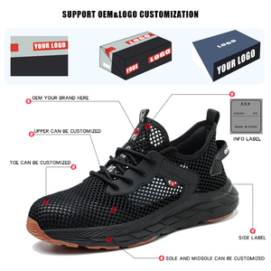 <span class=keywords><strong>Scarpe</strong></span> <span class=keywords><strong>antinfortunistiche</strong></span> <span class=keywords><strong>estive</strong></span> da <span class=keywords><strong>uomo</strong></span> con punta in acciaio traspirante Anti-impatto Anti-puntura non stancante stivali da lavoro Anti-odore - Product Image 3