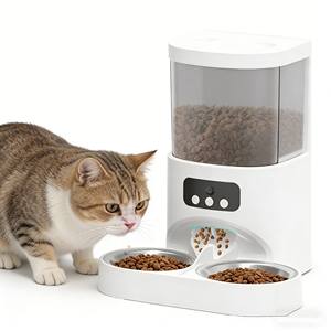 Vente directe d'usine, distributeur automatique de nourriture pour animaux de compagnie, distributeur intelligent de nourriture pour animaux de compagnie, distributeur de nourriture pour animaux de compagnie à commande à distance, bols et distributeurs pour animaux de compagnie - Product Image 1