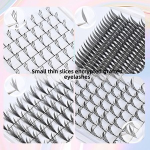 Tự nhiên cái nhìn nhanh chóng hình thành không tách rời Manga phong cách Lông mi giả dày đặc ghép nhỏ mỏng loạt lông mi mở rộng - Product Image 5