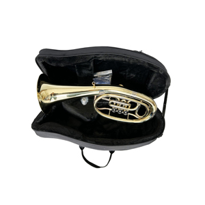 SEASOUND Haute Qualité OEM JYBT736 Rotatif Or Baryton <span class=keywords><strong>Trompette</strong></span> Ton BB Cupronickel Laiton Laque Finition pour Les Étudiants - Product Image 3